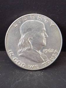 1962d Franklin Half Dollar