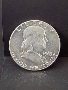 1963d Franklin Half Dollar