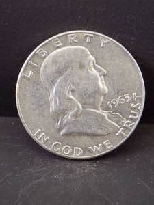 1963d Franklin Half Dollar