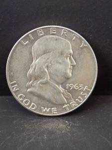 1963d Franklin Half Dollar