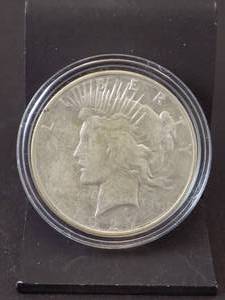 1927d Peace Silver Dollar
