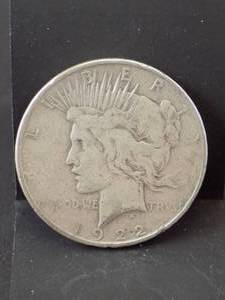 1922d Peace Silver Dollar
