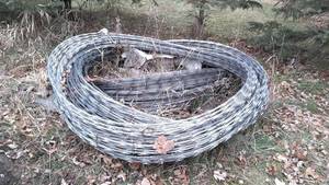 1 Large SpoolRoll Of Security Fencing Razor Wire