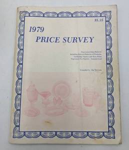 lot 13 image: 3 Rare Vintage Depression Glass Books