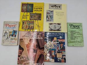lot 26 image: 6 Rare Vintage Paper Collectibles Books for Resellers and Collectors
