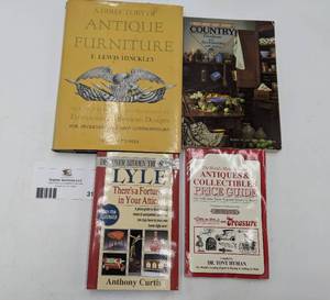 lot 31 image: 4 Rare Vintage Antique Furniture Books for Collectors and Resellers