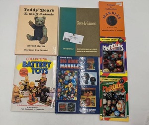 lot 37 image: 7 Rare Vintage Books on Marbles, Toys and Teddy Bears