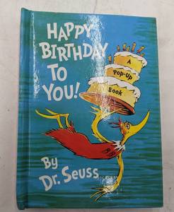 lot 107 image: 8 Vintage Childrens Reading and How-To Art Books-Dennis The Menace 1954, Dr. Suess Pop-Up Book, Coloring Books And More
