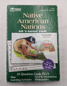 lot 110 image: 5 Rare Vintage and Antique Books-Native American Nations Ask n Answer Cards ,The Green Thumb Book,Better Homes & Gardens Handymans,ANd More