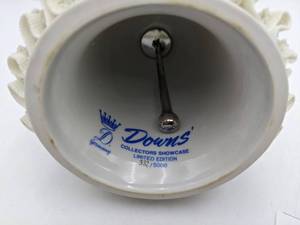 lot TF-16 image: Rare Vintage 1970s Lladro Porcelain Bell Sounds of Summer Porcelain Bells & German Dresden Downs Limited Edition Porcelain Bel