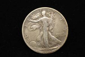 1935-S Walking Liberty Silver Half Dollar Coin
