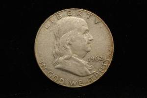 1962-D Franklin Silver Half Dollar Coin