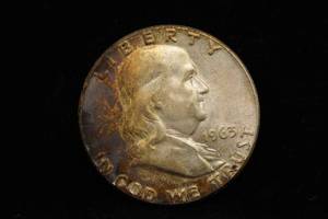 1963-P Franklin Silver Half Dollar Coin