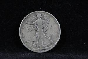 1937-P Walking Liberty Silver Half Dollar Coin