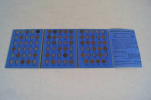 Whitman Folder with Wheat Penny Coins