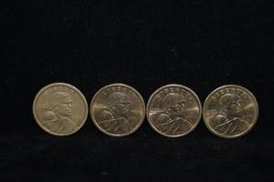 4 Sacagawea Dollar Coins
