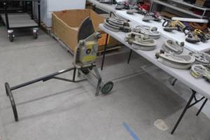 lot 7 image: Greenlee No. 1818 Mechanical Conduit Bender, Bender Shoes and Parts
