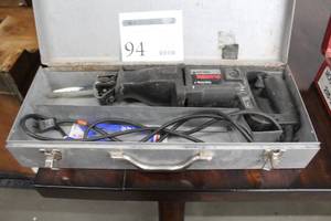 lot 94 image: Black & Decker Cutsaw Reciprocating Saw 3105, Metal Case