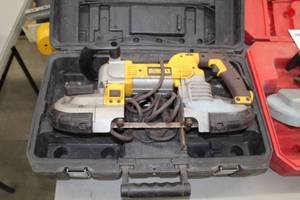 lot 100 image: DeWalt Band Saw, Plastic Case