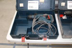 lot 106 image: Bosch Hammerdrill 11239VS, Plastic Case