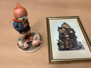 lot 30 image: Hummel Goebel Farm Boy & picture