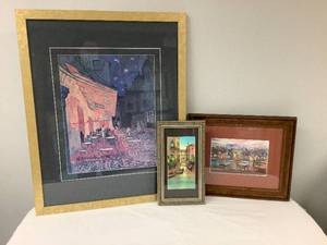 lot 90 image: European Views Artwork