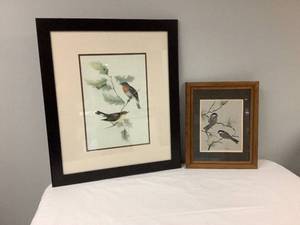 lot 92 image: Birds Artwork