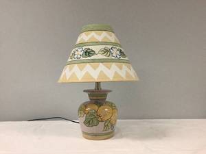lot 107 image: Floral Lamp
