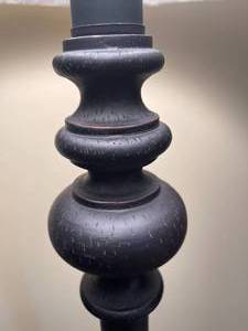 lot 207 image: Black Floor Lamp