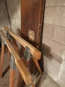 lot 210 image: Two Sawhorses