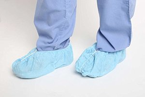 1,000 MediChoice Blue Polypropylene Shoe Covers (Great for painters, Carpet Cleaning, Maintenance and other places that need to stay clean where you step)