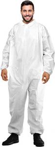 Premium Disposable Coveralls 24 per Box - White Large, X-Large, & XXX-Large - MediChoice 05503 (Value  $225)