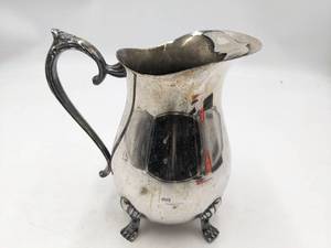 lot 92 image: Vintage Silverplate Pitcher