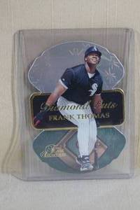 lot 10 image: 1997 Flair Showcase Frank Thomas Diamond Cuts Die Cut #17