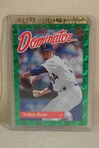 lot 16 image: 1993 Donruss Elite Dominator Nolan Ryan #10