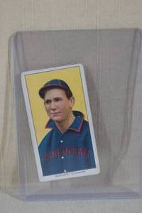 lot 27 image: 1909-1911 Piedmont Cigarettes 350 Bob Bescher Portrait Card