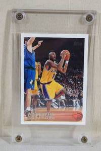 lot 37 image: 1996 Topps Kobe Bryant #138 Rookie Card