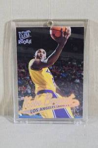 lot 38 image: 1996-97 Fleer Ultra Kobe Bryant #52 Rookie Card