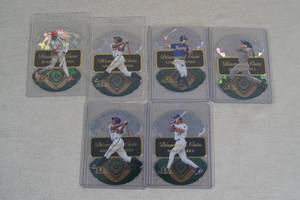 lot 60 image: 1997 Flair Showcase Diamond Cuts Cards - Piazza, Bagwell, Jones