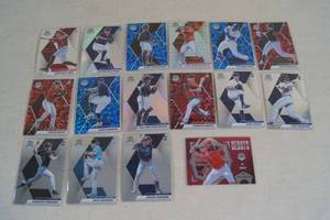 lot 67 image: Mosaic Baseball Rookie Cards - Refractors, Inserts