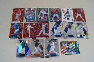 lot 70 image: Mosaic Baseball Cards - Ohtani Refractor, Judge, Kirilloff RC