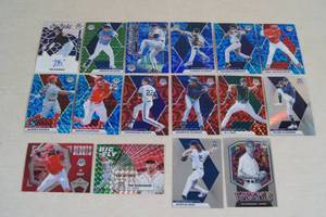 lot 71 image: Mosaic Baseball Cards - Yelich, Pujols, Glasnow, Nolan Ryan