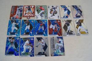 lot 73 image: Mosaic Baseball Cards - Griffey, Acuna, Lindor, Machado