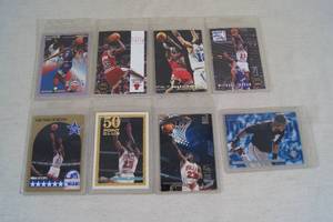 lot 78 image: Michael Jordan Cards - Baseball, Basketball, Hoops All Star