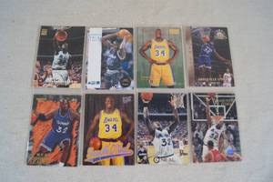 lot 80 image: Shaquille ONeal Cards - Orlando and LA