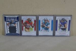 lot 89 image: National Treasures Cards - Vander Esch Jersey, Breida, Allen, Andrews
