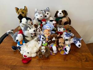 lot 29 image: Huge Lot of Dog Plushes