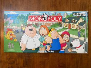 lot 64 image: Family Guy Monopoly Game