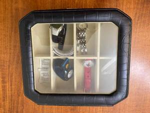 lot 74 image: Watch Box With 4 Watches