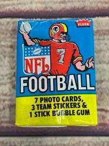 1979 Fleer Football Opened Wax Pack